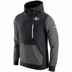 Nike Men's Black Georgia Bulldogs AV-15 2.0 Pullover Hoodie -Nike Sales DSCO1136758002 1007 ALT2