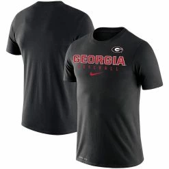 Nike Men's Black Georgia Bulldogs Baseball Legend Performance T-Shirt