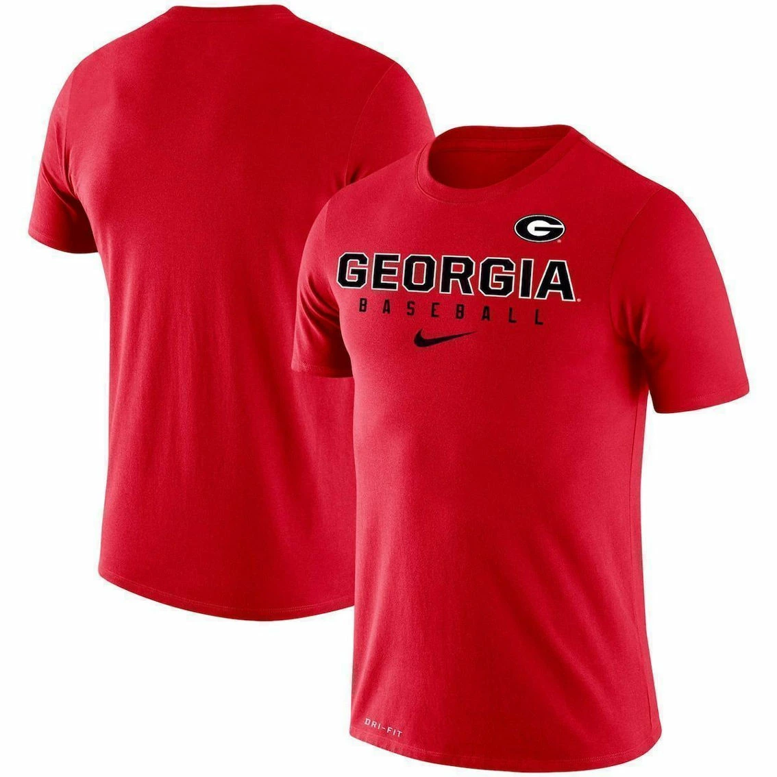 Nike Men's Red Georgia Bulldogs Baseball Legend Performance T-Shirt 2 Nike Men's Red Georgia Bulldogs Baseball Legend Performance T-Shirt - Image 2