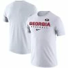 Nike Men's White Georgia Bulldogs Baseball Legend Performance T-Shirt