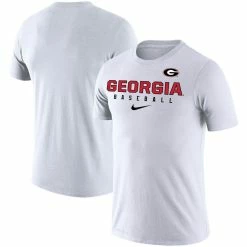 Nike Men's White Georgia Bulldogs Baseball Legend Performance T-Shirt