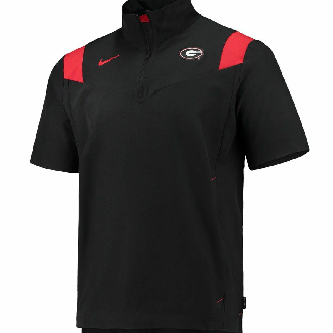 Nike Men's Black Georgia Bulldogs 2021 Coaches Short Sleeve Quarter-Zip Jacket 3 Nike Men's Black Georgia Bulldogs 2021 Coaches Short Sleeve Quarter-Zip Jacket - Image 3