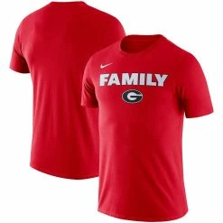 Nike Men's Red Georgia Bulldogs Family T-Shirt