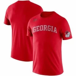 Nike Men's Red Georgia Bulldogs Basketball Retro 2-Hit T-Shirt