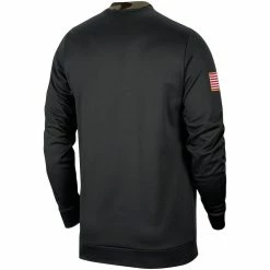 Nike Men's Black/Camo Georgia Bulldogs Military Appreciation Performance Pullover Sweatshirt -Nike Sales DSCO1136782865 1007 ALT3