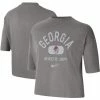 Nike Women's Heathered Gray Georgia Bulldogs Boxy T-Shirt