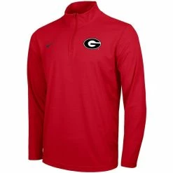 Nike Men's Red Georgia Bulldogs Big & Tall Primary Logo Intensity Performance Quarter-Zip Jacket -Nike Sales DSCO1136791054 2910 ALT2