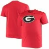 Nike Men's Red Georgia Bulldogs Big & Tall Legend Primary Logo Performance T-Shirt