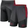 Men's Nike Charcoal/Black Georgia Bulldogs Team Performance Knit Shorts