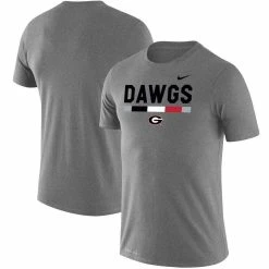 Nike Men's Heathered Gray Georgia Bulldogs Team DNA Legend Performance T-Shirt