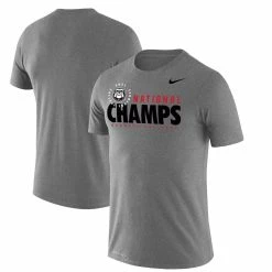 Nike Sales 61 Nike Men's Heathered Gray Georgia Bulldogs College Football Playoff 2021 National S Stack Performance T-Shirt