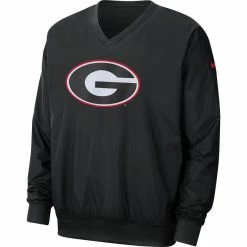 Men's Nike Black Georgia Bulldogs Stadium Pullover Windbreaker -Nike Sales DSCO1142572873 1007 ALT2