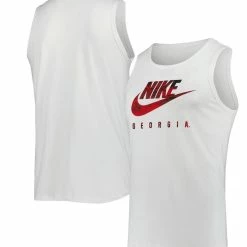 Nike Men's White Georgia Bulldogs Spring Break Futura Performance Tank Top