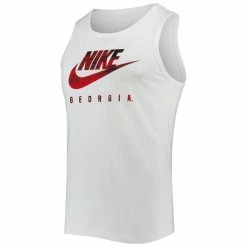 Nike Men's White Georgia Bulldogs Spring Break Futura Performance Tank Top -Nike Sales DSCO1144462356 3550 ALT2