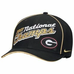 Nike Men's Black Georgia Bulldogs College Football Playoff 2021 National S Locker Room Classic 99 Adjustable Hat