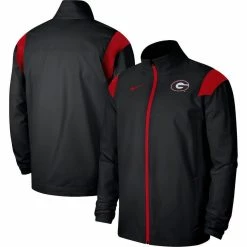 Nike Men's Black Georgia Bulldogs Woven Full-Zip Jacket
