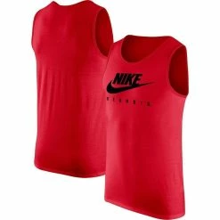 Nike Men's Red Georgia Bulldogs Futura Performance Scoop Neck Tank Top