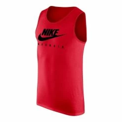 Nike Men's Red Georgia Bulldogs Futura Performance Scoop Neck Tank Top -Nike Sales DSCO1146287078 2910 ALT2