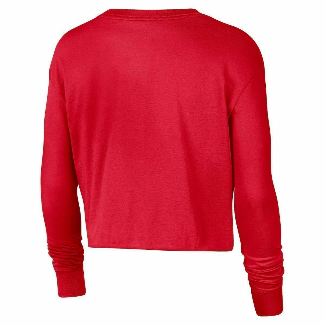 Nike Women's Red Georgia Bulldogs Est. Cropped Long Sleeve T-Shirt 4 Nike Women's Red Georgia Bulldogs Est. Cropped Long Sleeve T-Shirt - Image 4