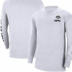 Nike Men's White Iowa Hawkeyes Heritage Max 90 Long Sleeve T-Shirt