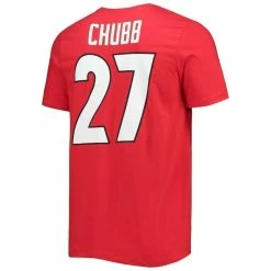 Nike Men's Nick Chubb Red Georgia Bulldogs Alumni Name & Number Team T-Shirt -Nike Sales DSCO1148307806 2910 ALT3