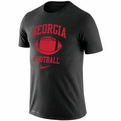 Nike Men's Black Georgia Bulldogs Retro Football Lockup Legend Performance T-Shirt -Nike Sales DSCO1148316017 1007 ALT2