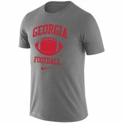 Nike Men's Heathered Gray Georgia Bulldogs Retro Football Lockup Legend Performance T-Shirt -Nike Sales DSCO1148316799 1927 ALT2