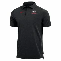 Nike Men's Heathered Black Georgia Bulldogs 2022 Coach Performance Polo -Nike Sales DSCO1148318972 1007 ALT2