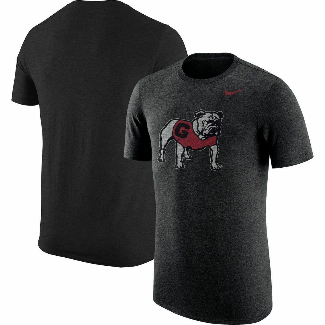 Nike Men's Heathered Black Georgia Bulldogs Vintage Logo Tri-Blend T-Shirt 1 Nike Men's Heathered Black Georgia Bulldogs Vintage Logo Tri-Blend T-Shirt
