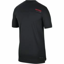 Nike Men's Black Georgia Bulldogs 2022 Coaches UV Performance T-Shirt -Nike Sales DSCO1152637211 1007 ALT3