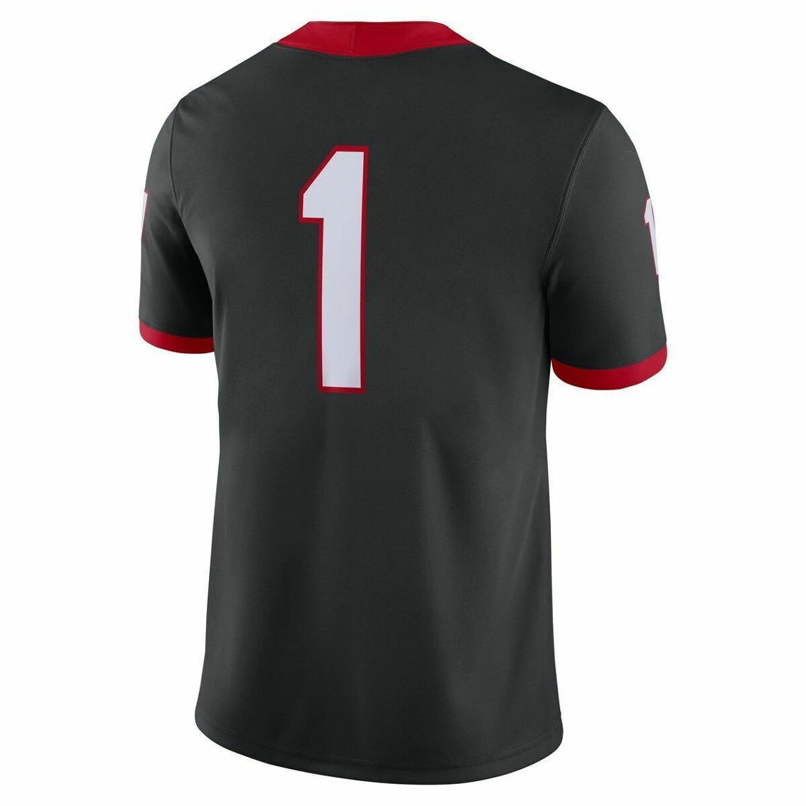 Nike Men's #1 Black Georgia Bulldogs Alternate Game Jersey 4 Nike Men's #1 Black Georgia Bulldogs Alternate Game Jersey - Image 4