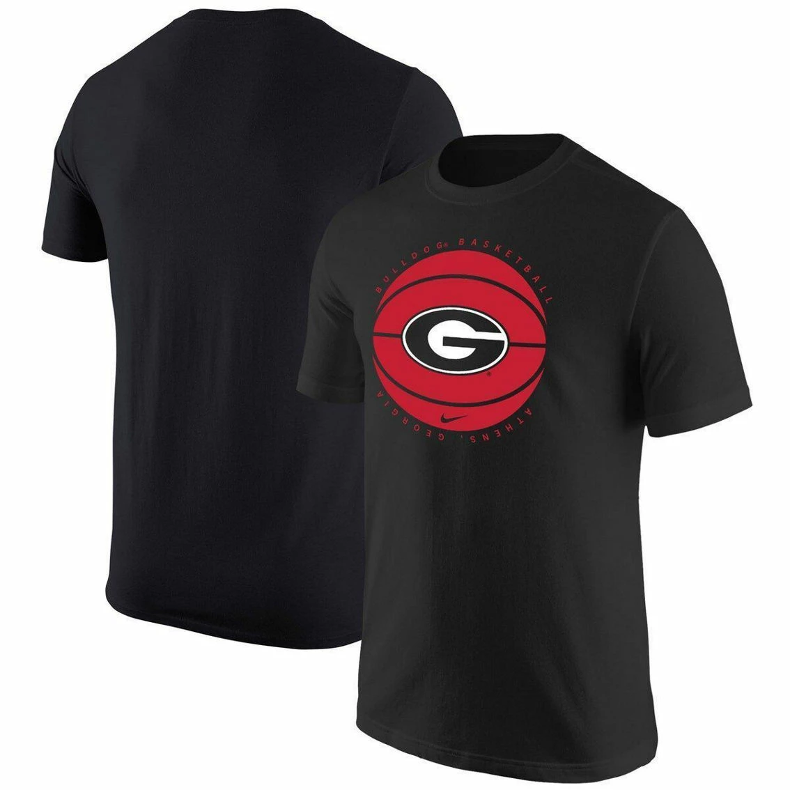 Nike Men's Black Georgia Bulldogs Basketball Logo T-Shirt 2 Nike Men's Black Georgia Bulldogs Basketball Logo T-Shirt - Image 2