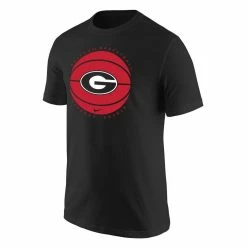 Nike Men's Black Georgia Bulldogs Basketball Logo T-Shirt 6 Nike Men's Black Georgia Bulldogs Basketball Logo T-Shirt -Nike Sales DSCO1153009713 1007 ALT2