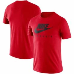 Nike Men's Red Georgia Bulldogs Essential Futura T-Shirt