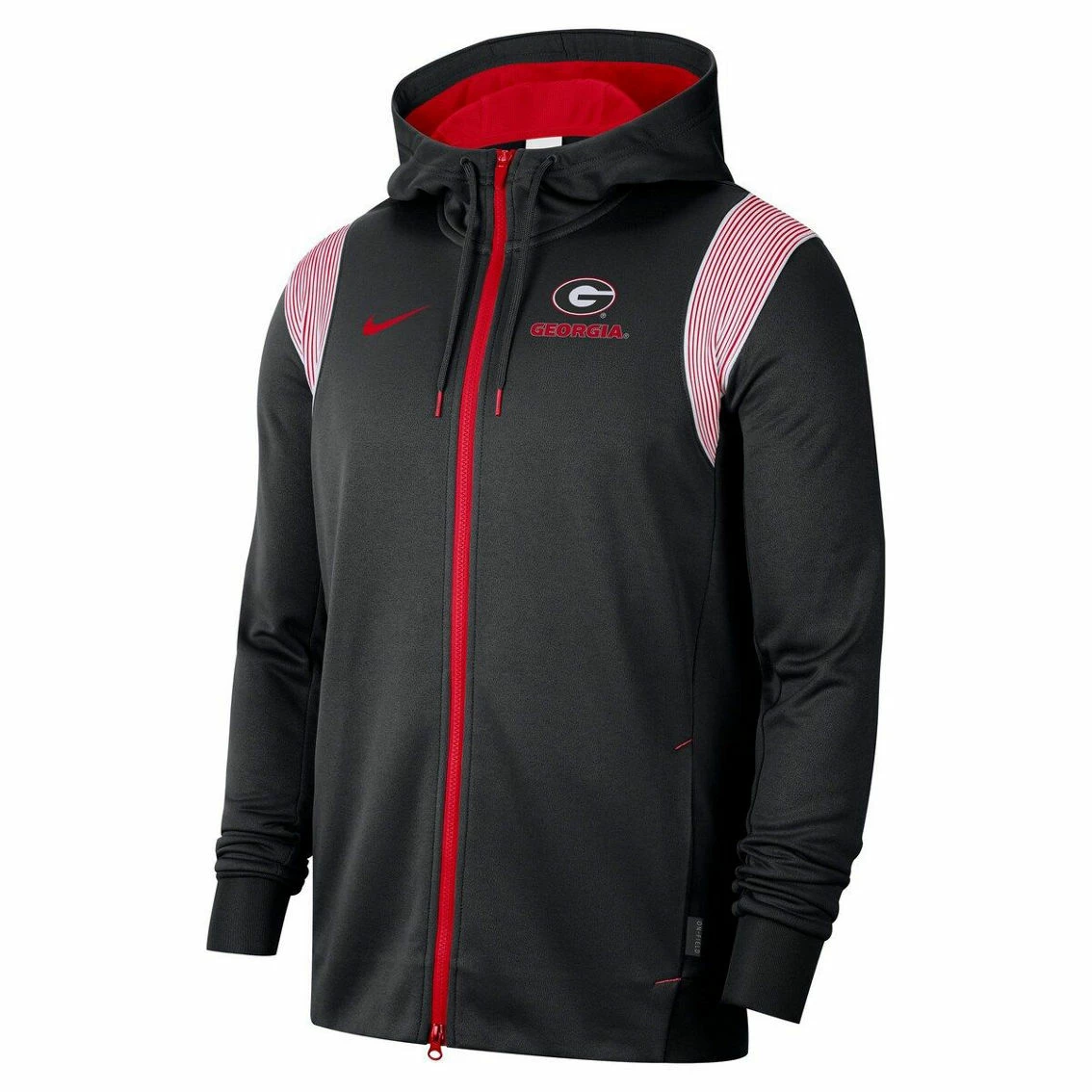 Nike Men's Black Georgia Bulldogs 2022 Sideline Lockup Performance Full-Zip Hoodie Jacket 3 Nike Men's Black Georgia Bulldogs 2022 Sideline Lockup Performance Full-Zip Hoodie Jacket - Image 3