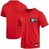 Nike Men's Red Georgia Bulldogs Replica Full-Button Baseball Jersey