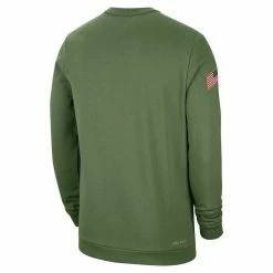 Nike Men's Olive Georgia Bulldogs Military Pullover Sweatshirt -Nike Sales DSCO1153026230 2068 ALT3