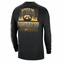 Men's Nike Black Iowa Hawkeyes Tour Max 90 Long Sleeve T-Shirt -Nike Sales DSCO1153549754 1007 ALT3