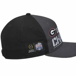 Nike Men's Black Georgia Bulldogs College Football Playoff 2022 Peach Bowl S Locker Room CL99 Adjustable Hat -Nike Sales DSCO1157328320 1007 ALT2