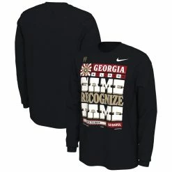 Nike Men's Black Georgia Bulldogs College Football Playoff 2022 National S Locker Room Long Sleeve T-Shirt