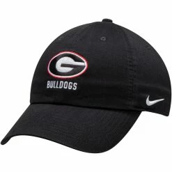 Nike Men's Black Georgia Bulldogs Logo Statement Heritage 86 Adjustable Hat