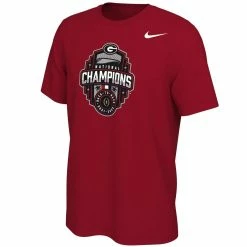 Nike Men's Red Georgia Bulldogs College Football Playoff 2022 National S Logo T-Shirt -Nike Sales DSCO1158391933 2910 ALT2