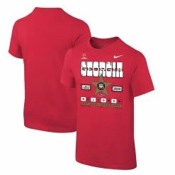 Nike Youth Red Georgia Bulldogs College Football Playoff 2022 National S Star Celebration T-Shirt