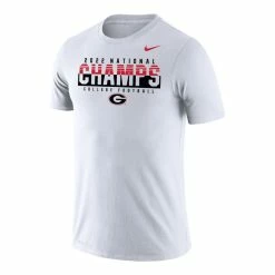 Nike Men's White Georgia Bulldogs College Football Playoff 2022 National S Legend Performance T-Shirt -Nike Sales DSCO1158392052 3550 ALT2