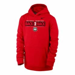 Nike Youth Red Georgia Bulldogs Back-To-Back College Football Playoff National S Pullover Hoodie -Nike Sales DSCO1158819072 2910 ALT2