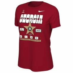 Nike Women's Red Georgia Bulldogs College Football Playoff 2022 National S Star Celebration T-Shirt -Nike Sales DSCO1158819091 2910 ALT2