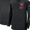 Nike Men's Black Georgia Bulldogs Seasonal Max90 2-Hit Long Sleeve T-Shirt