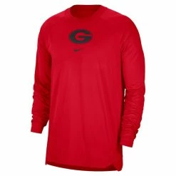 Nike Men's Red Georgia Bulldogs Basketball Spotlight Performance Raglan T-Shirt -Nike Sales DSCO1159235814 2910 ALT2