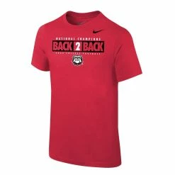 Nike Youth Red Georgia Bulldogs Back-To-Back College Football Playoff National S T-Shirt -Nike Sales DSCO1159235832 2910 ALT2