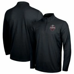 Nike Men's Black Georgia Bulldogs College Football Playoff 2022 National S Intensity Performance Quarter-Zip Pullover Top